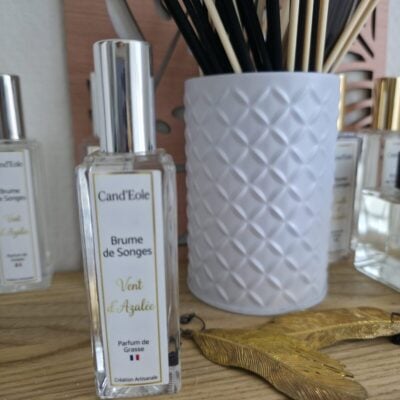 Brume de Songe – Vent d&rsquo;Azalée - Bougie artisanale Parfum linge de maison faite main (2)