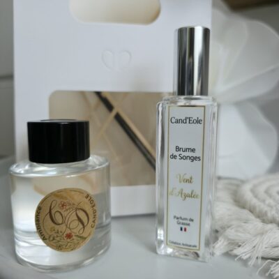 Coffret « Vent d&rsquo;Azalée » - Bougie artisanale Parfum d'intérieur faite main (2)
