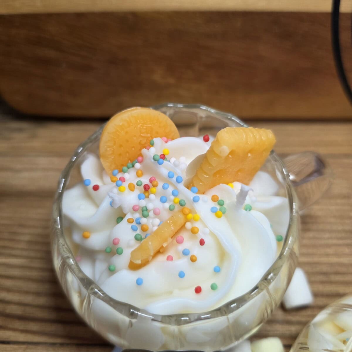 Bougie Mignardise Vanille Ice Cream, crème glacée vanille