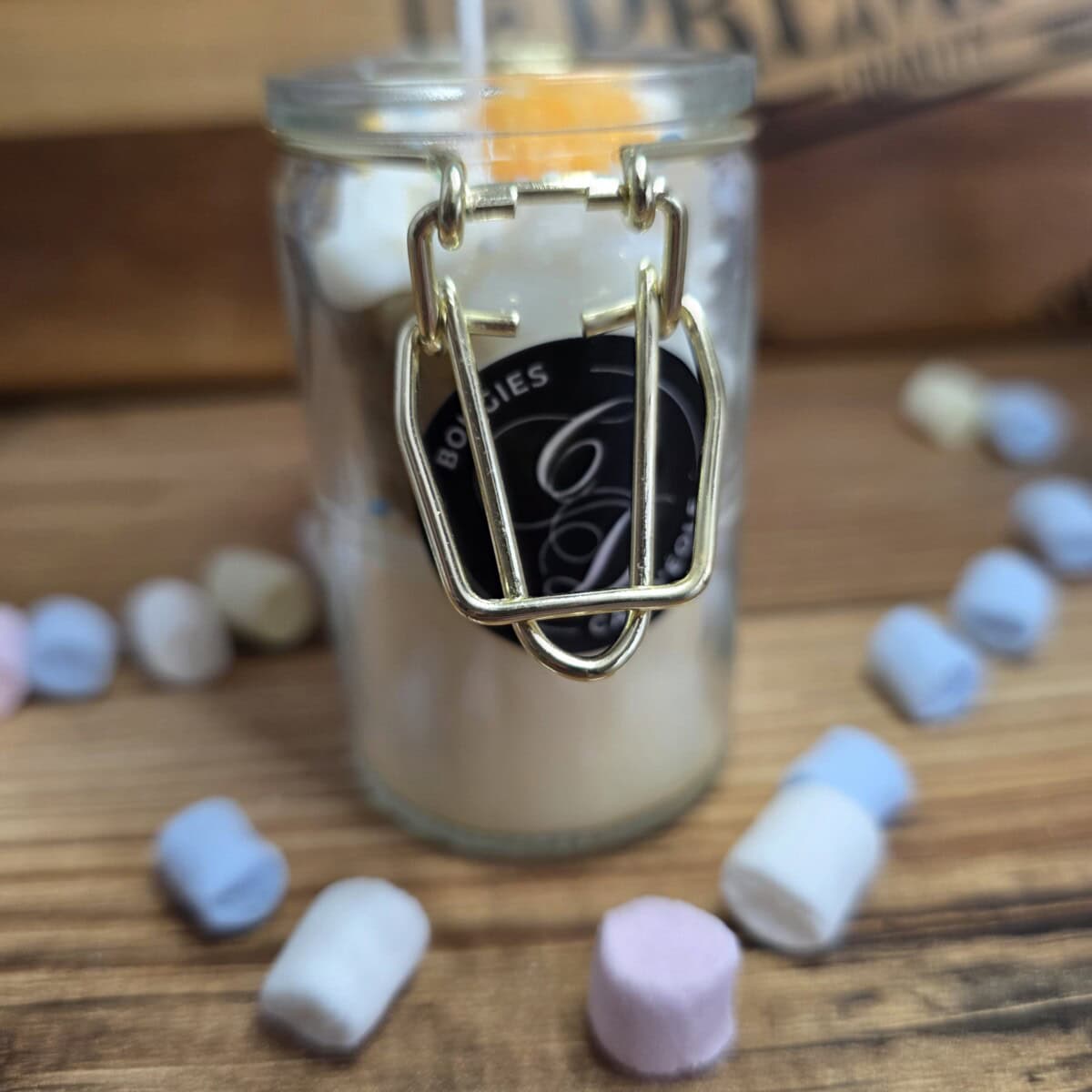 Bougie Tiny Candle, bocal gourmand à la vanille ice cream
