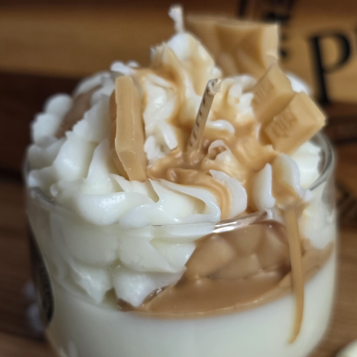 Bougie Brioche Gourmande, chantilly et caramel
