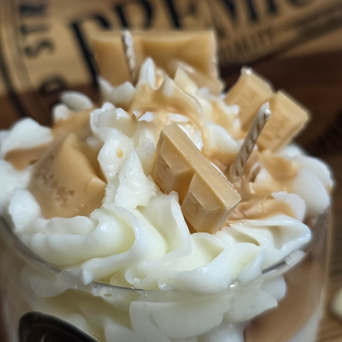 Bougie Brioche Gourmande, chantilly et caramel