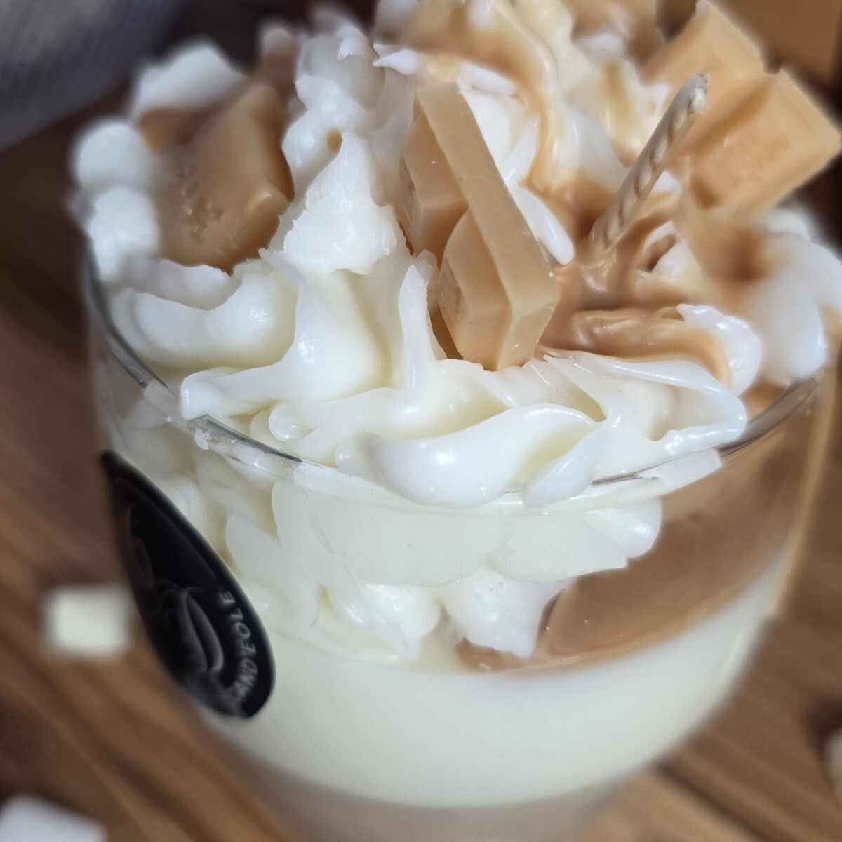 Bougie Brioche Gourmande, chantilly et caramel