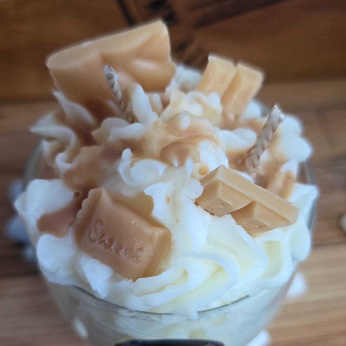 Bougie Brioche Gourmande, chantilly et caramel