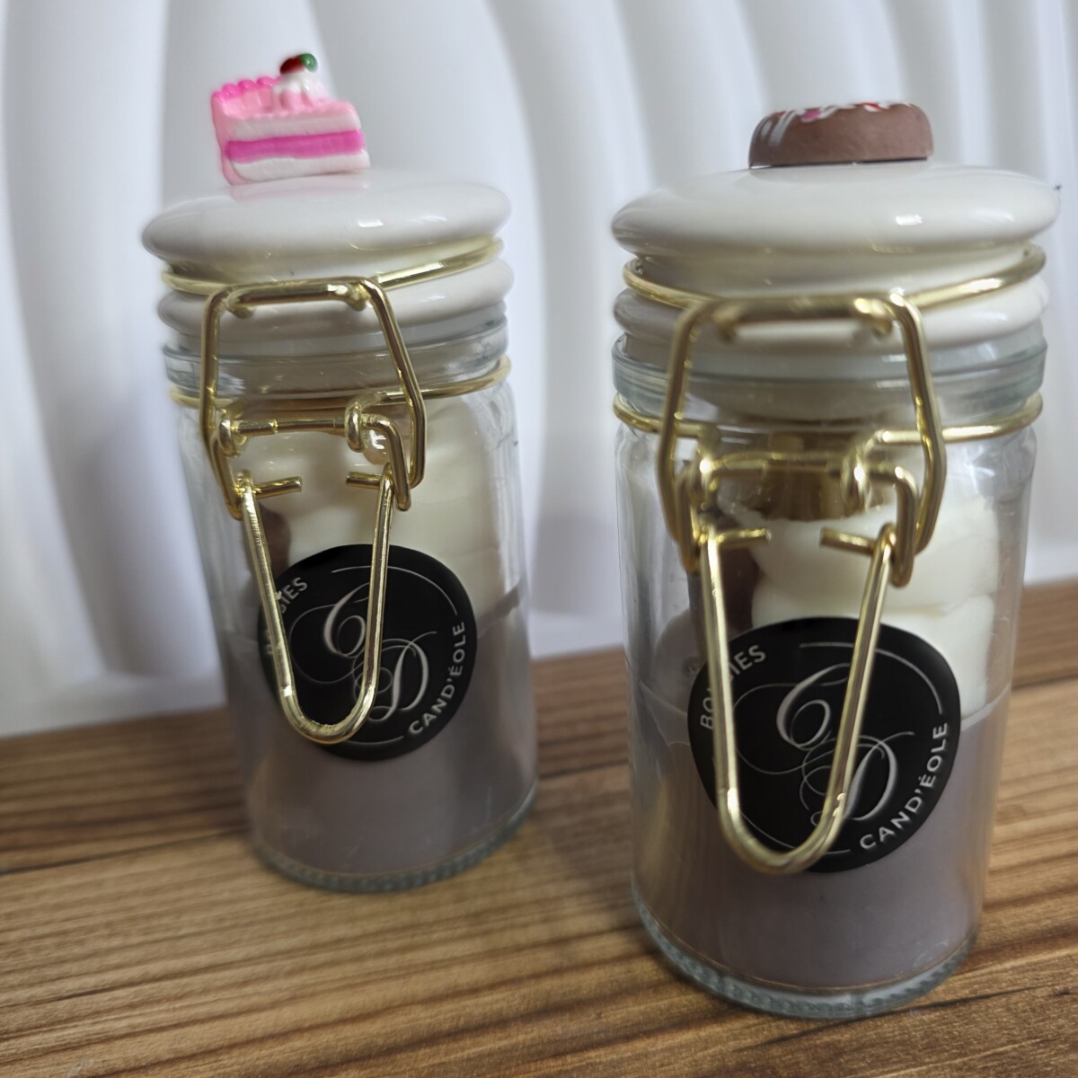 Bougie Tiny Candle Cookie, bocal gourmand
