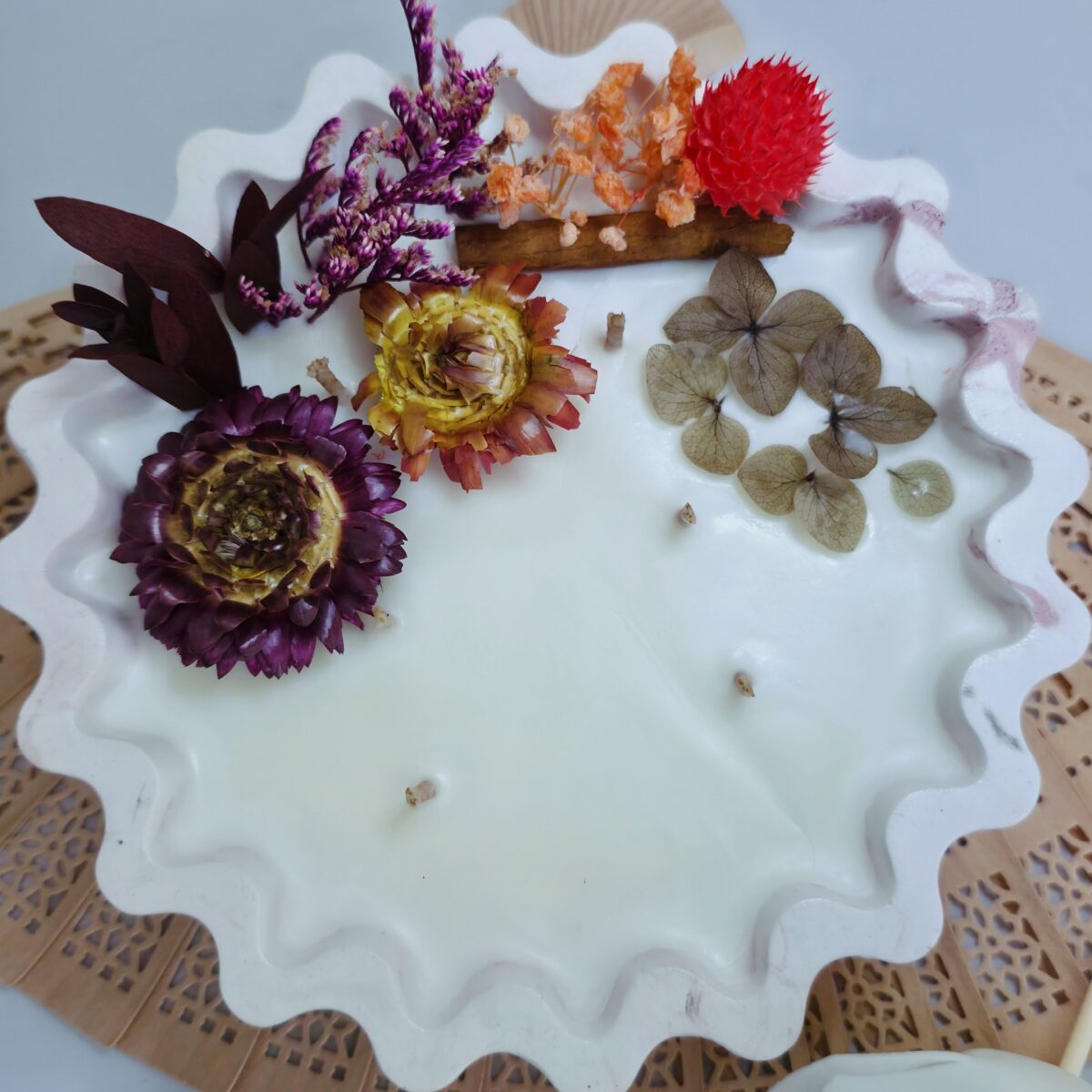 Jardin de GypseRealisation en plâtre marbré aux délicates nuances roses, pour (4)
