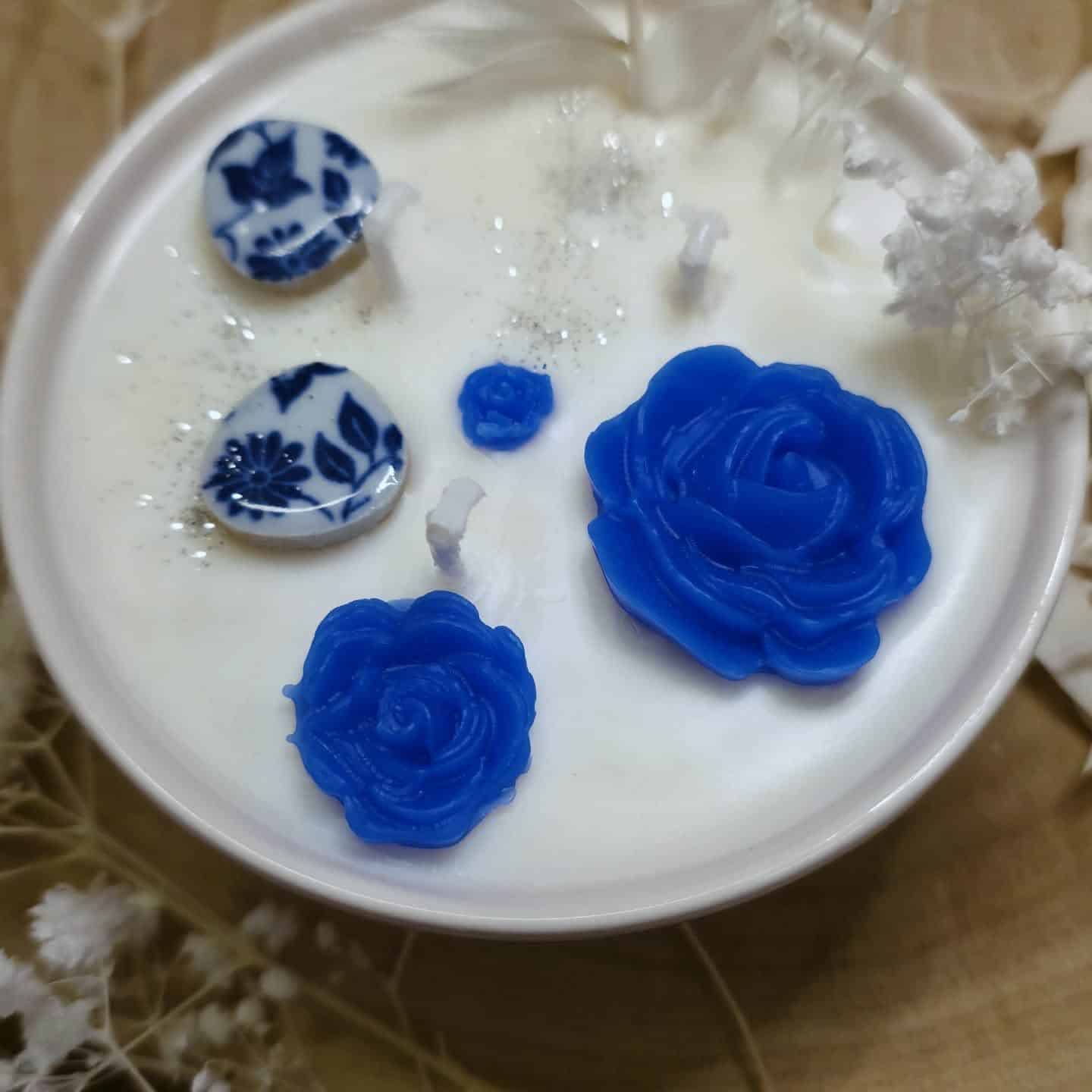 Le contraste du blanc pur et du bleu profond (5)